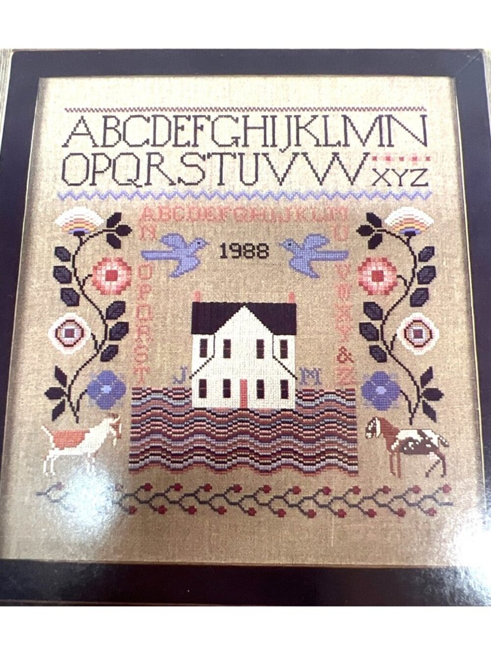 Prairie Farm Sampler Cross-Stitch Pattern By The City Stitcher